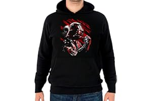 THE FAN TEE Sudadera de Hombre Star Wars R2D2 C2PO Dark Vader Han Solo Leia Estrella