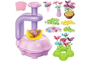 Kssvzz Regalo Bambina 4 5 6 7 8 9 10 Anni, Giochi Bambina 3+ Anni, Kit Creativo DIY Bouquet, Regalo Natale e Compleanno per Bambini 4 5 6 7 8 9 10 Anni
