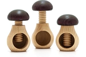 Holzfee Nussknacker Trio Set (Pilz D+D+D)