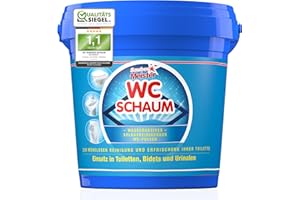 Sauber Meister WC Schaumreiniger – Extra starker WC Schaum in Pulverform für gründliche Sauberkeit – Entfernt hartnäckigen Kalk & Urinsteinlös – WC-Reiniger extra stark – 2,5 kg