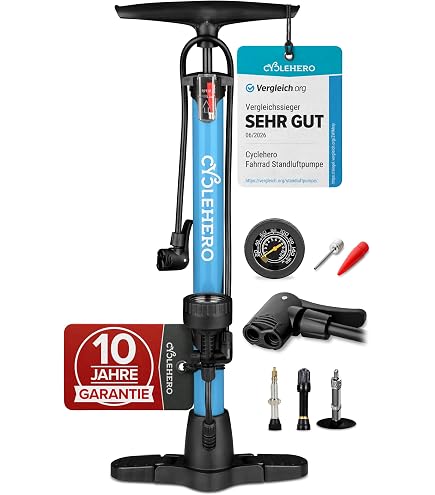 Red Cycling Products Big Air One Alu Standpumpe schwarz Sport & Freizeit