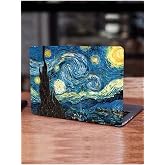 Vincent Van Gogh Yıldızlı Gece Tablosu Defter Tablet Laptop Pc Macbook &Uuml;zerine Kaplama I&ccedil;in Sticker