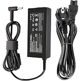 Chargeur 65W 19,5V Pour PC Portable HP – Compatible Pavilion, Envy, Elitebook, Zbook – Connecteur 4,5mm Bleu
