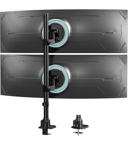 Dubbele monitorhouder - Type: Monitor dubbel Schermgrootte: 43 - 81 cm
