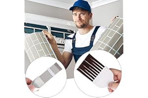 YUFFQOPC 2 StüCke Lamellenkamm FüR WäRmepumpentrockner Klimaanlage Kondensator Flosse Kamm Kondensator Kamm Kondensator Lamellen KüHlschrank Reinigung BüRste Trockner ReinigungsbüRste Ende ReinigungsbüRste