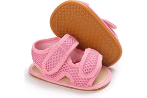 RVROVIC Baby Boys Girls Sandals Premium Soft Anti-Slip Rubber Sole Infant Summer Outdoor Shoes Toddler First Walkers