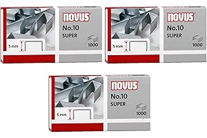 Novus – Punti per cucitrice no. 10, 1000 pezzi