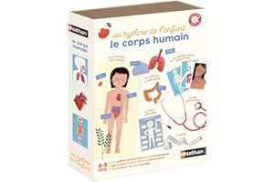 Nathan - Au rythme de l'enfant - le Corps humain - Education positive - coffret d'apprentissage pour comprendre le fonctionnement du corps humain - Dès 3 ans