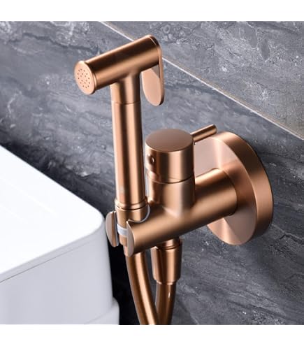 Rubinetto Monomando Per Bidet IMEX NAPOLI - Finitura Oro Spazzolato, Design Moderno E Leggero
