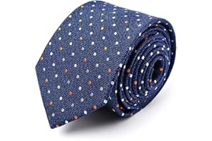 BRERA 67 Cravatta Uomo Elegante in Seta | Cravattino per Completo 150x7 | Cravatte Slim per Vestito da Cerimonia e per Abiti da Lavoro - Diversi Colori e Fantasie