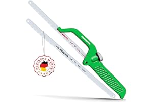 Conbra® Hacksaw 300 mm - Metal Saw 300 mm with Wood Saw Blade + Metal Saw Blade - Precise Cutting of Screws and Nails