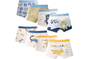 Tolmaiertu 3-13 år boxershorts barn pojke underkläder barn 8 delar mjuk och andningsbar bomull boxershorts för barn