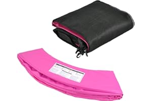 ULTRAPOWER SPORTS Red de Seguridad Trampolín + Protección de Trampolín 244 305 366 397 427 cm, Red de Protección para Trampolín, Resistente a los Rayos UV Reemplazo de la Red del Cubierta Cama elástica para 6/8 Postes