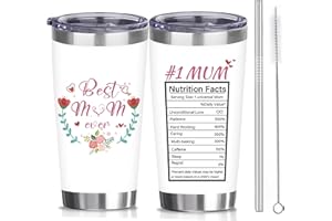 PICKONA Travel Mugs, Mothers Day Gifts for Mum, Birthday Gifts for Mum, Stainless Steel Double Wall Vacuum Insulated Thermal Mug for Hot & Cold, Mothers Day Gifts from Daughter, Son, Best Gift Ideas for mum
