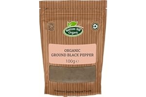 Organic Ground Black Pepper 100g by Hatton Hill Organic
