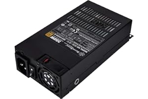 SilverStone SST-FX350-G - seria Flex, 350 W 80 Plus Gold zasilacz do komputera PC o niskim poziomie luminacji z wentylatorem 40 mm