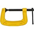 STANLEY 0-83-033 Max Steel C-Clamp-75mm (Yellow & Black), Limited lifetime warranty