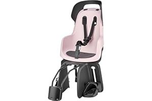 BOBIKE 8012400004 - Seggiolino posteriore GO MAXI per bici con ruote da 26” a 29” con ancoraggio al telaioa colori Rosa Cotton Candy