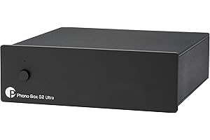 Pro-Ject Phono Box S2 Ultra, Diskrete MM/MC Phono Vorstufe (Schwarz)