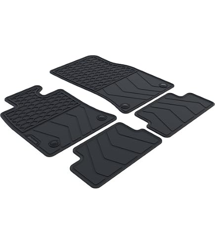 Gledring Tappetini in Gomma Compatibile con BMW X6 (G06) 2019- (Profilo T 4- Parti + Clip di Montaggio