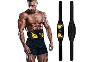 ‎RELASSY Relassy EMS Bauchmuskeltrainer,Bauchmuskeltrainer Elektrisch mit 10 Modi und 30 Intensitäten,USB-Wiederaufladbarer Tragbarer EMS Trainingsgerät, mit Nzeige des Kalorienverbrauchs,EMS Bauchtrainer