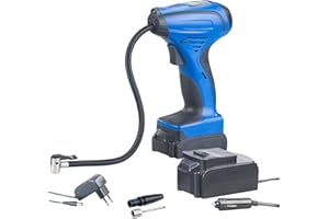 Compresseur dair 12 V / 230 V sans fil avec manomètre à écran LCD ALP-120 [AGT]