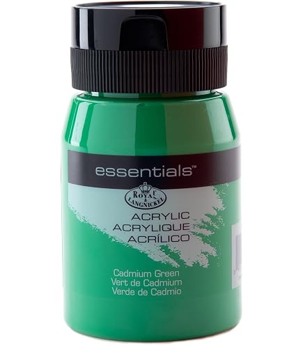 Royal & Langnickel Essentials Acrylfarbe – 120 Ml Cadmiumorange – Hochpigmentiert, Gute Deckkraft