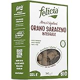 Felicia, Mezzi Rigatoni di Grano Saraceno Integrale, Ricca di Magnesio, Ricca di Manganese, Fornte di Fibre, Senza Glutine, B