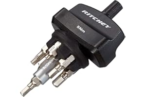 Ritchey Llave DINAMOMETRICA Torque Key 5NM 6 Bits 1PCBAG Clé dynamométrique 6 Outils Unisex-Adult, Multicolor