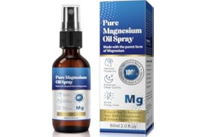 OBNOSWLPJMN Pure Magnesium Oil Spray,100% Pure & Natural Magnesium Oil Spray for Feet Magnesium Spray for Sleep 2.0 Fl.oz