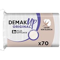 Carrés Démaquillants Cotton Plus - Lot De 80 En 100% Coton Doux Et Absorbant