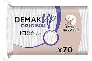 Demak'Up Original Cotons à Démaquiller, 70 Cotons