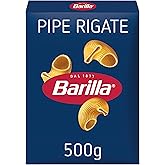Barilla Mantı Makarna (Pipe Rigate) 500 g.