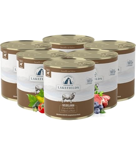 Sensible Hunde Futter FRESCO Dog Nassbarf Complete Plus Pferd 12x400g -  Getreidefreies Barf Nassfutter Fr Hunde
