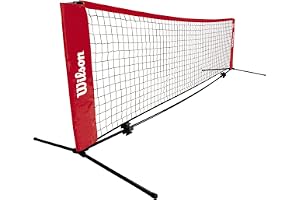 Wilson Tennisnetz Starter Ez, 10 fot, Rot, WRZ2571