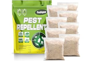 Pesdispear Rat Repellent, Mouse Repellent, Mosquito Repellent, Peppermint Oil and Citronella Oils Insect Repellent Pest Control Cockroaches Spider Ant Better Than Ultrasonic 8 Pack