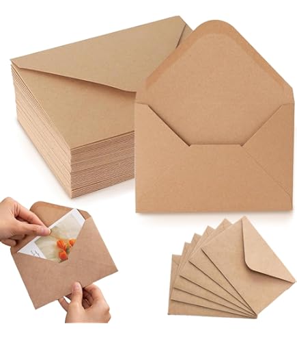 Ivory Blank Cards And Envelopes Unfolded 5x7 Flat ... - Shein - View #7