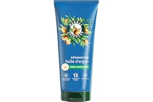 Herbal Essences Réparation Après-Shampoing Huile d'Argan 200ml Cheveux Abîmés. Nutrition Intense pour Cheveux Doux et Lisses. Ingrédients d'Origine Naturelle*, Végan et non Testé sur les Animaux