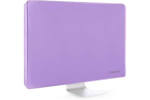 ‎MOSISO MOSISO Monitor Hülle Bildschirm Hülle 22, 23, 24, 25 Zoll Anti-Statik LCD/LED/HD Display Staubschutz Cover Kompatibel mit iMac 24 Zoll, 22-25 Zoll PC, Desktop Computer und TV, Lila