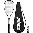Prince Power Vortex Squash Racket Plus Cover + 3 Balls