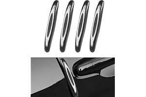 Flaconi 4PCS Car Door Edge Guards,Anti-Scratch Side Door Edge Protector, Bumper Protection Strip,Anti-Collision Protector,Suitable for Cars,SUVs,Pickup Trucks (Black)