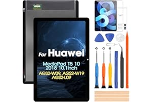 ARSSLY Schermo per Huawei MediaPad T5 10 LCD Display per Huawei MediaPad T5 AGS2-L09 AGS2-W09 AGS2-L03 AGS2-W19 Touch Screen Digitizer Assembly Riparazione Kit (nero)