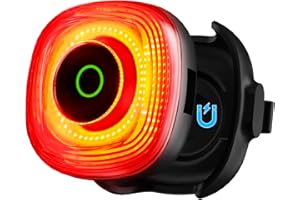 Magicshine SEEMEE Rear Bike Lights USB Rechargeable, 150 Lumens IPX6 Waterproof Bike Light Back Night & Daytime Modes for Cycling Safety