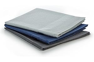 ‎MYSIMAA mysimaa 3X Microfasertuch für Autopflege, Haus, Küche, Fenster, Glas & Auto, Große Weiche Mikrofaser Putztücher, Fusselfreies Microfaser Lappen, Profi Mikrofasertücher, Microfaser Putztuch