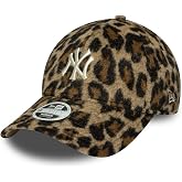 New Era WMNS Cosy Animal 9Forty Ayarlanabilir Kadın Şapkası NY Yankees Kahverengi, Beden: Tek Beden