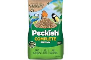 Peckish Complete Seed and Nut No Mess Wild Bird Food Mix, 12.75kg