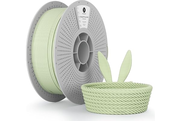 kexcelled PLA Mat Filament pour Imprimante 3D 1,75 mm +/- 0,03 mm, Texture de Couleur Mat, Convient à la Plupart des Imprimantes FDM, Bobine de 1 kg (2,2 lbs), Vert Sauge