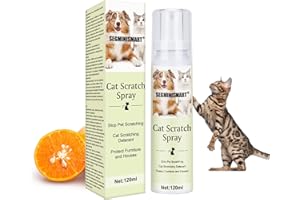 SEGMINISMART Cat Scratch Deterrent Spray,Anti Scratch Repellent Spray,Cat Training Spray, Anti Cat Scratching Deterrent Protect Your Furnture,Carpet and Plants
