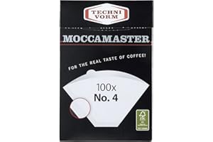 Moccamaster nr 4 filtry papierowe (100 filtrów) - białe