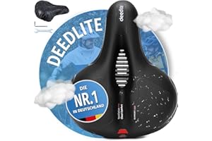 Fahrradsattel Cloud Comfort Pro Max Sattel - Endlich Schmerzfrei Radfahren Bequem Weich Memory Schaum Radsattel Mit Rotem War